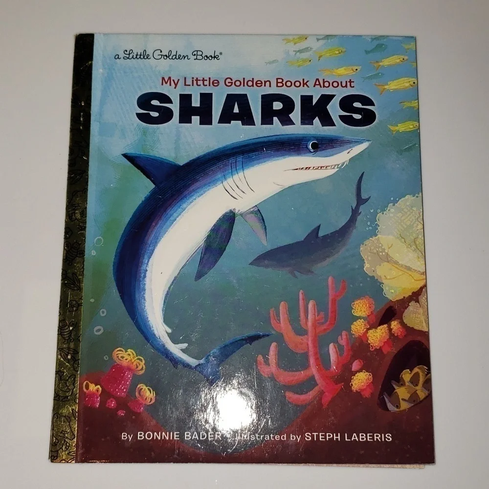 4 Little Golden Books Sharks, Baby Shark, Paw Patrol NEW!
